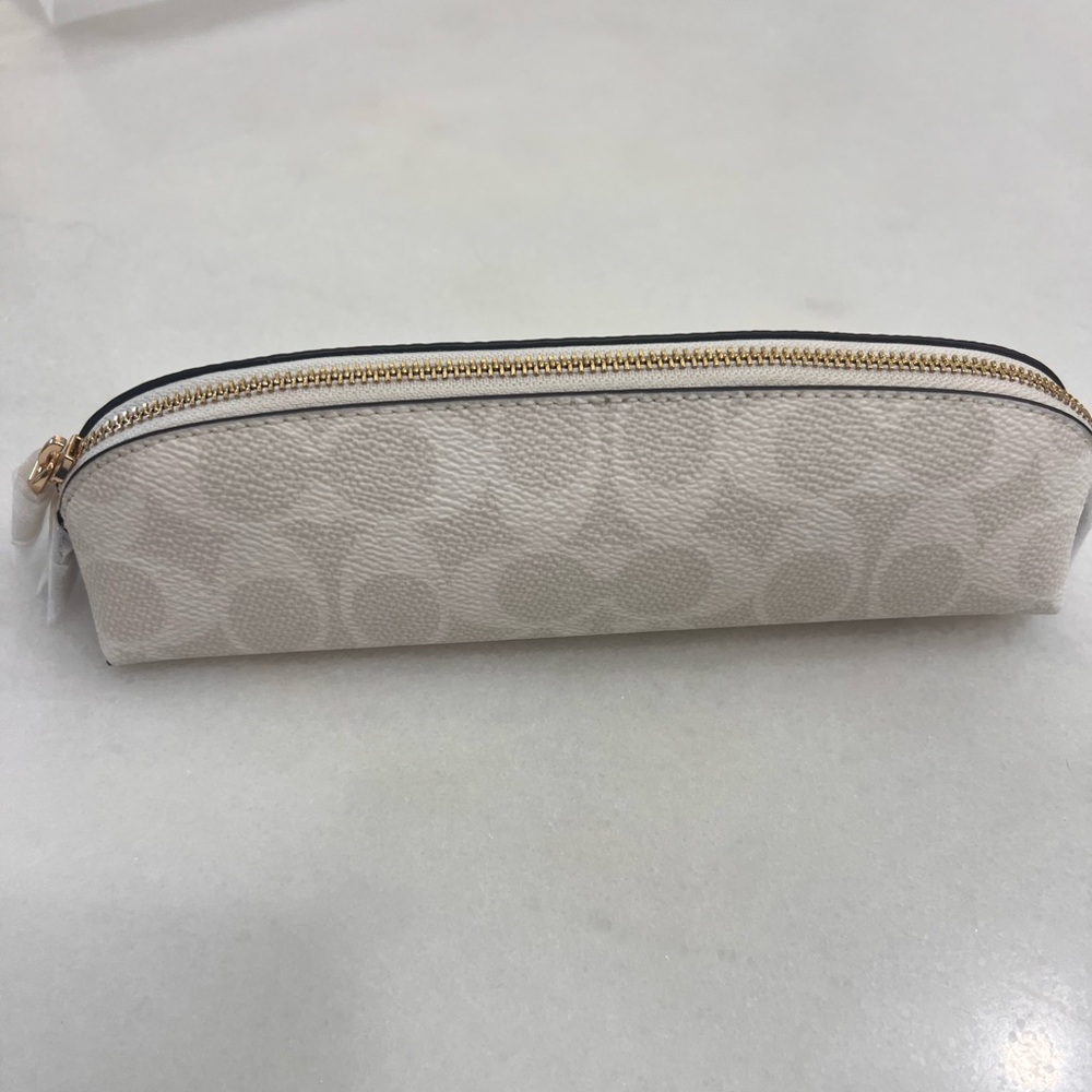 Coach Pencil Case white (chalk)